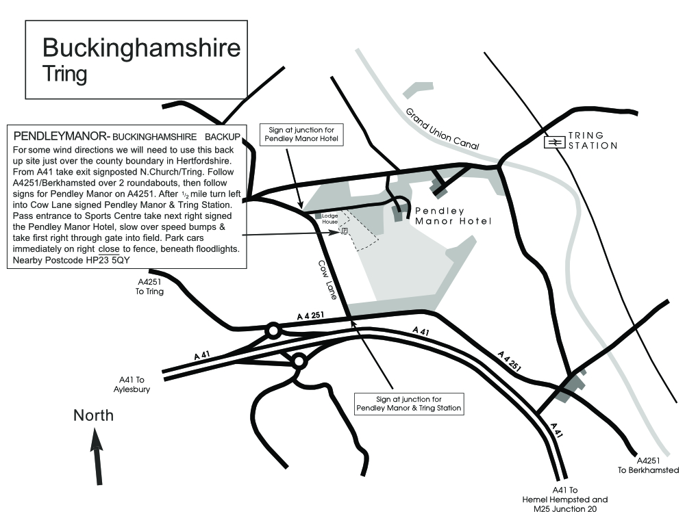Buckinghamshire Balloon Ride Locations